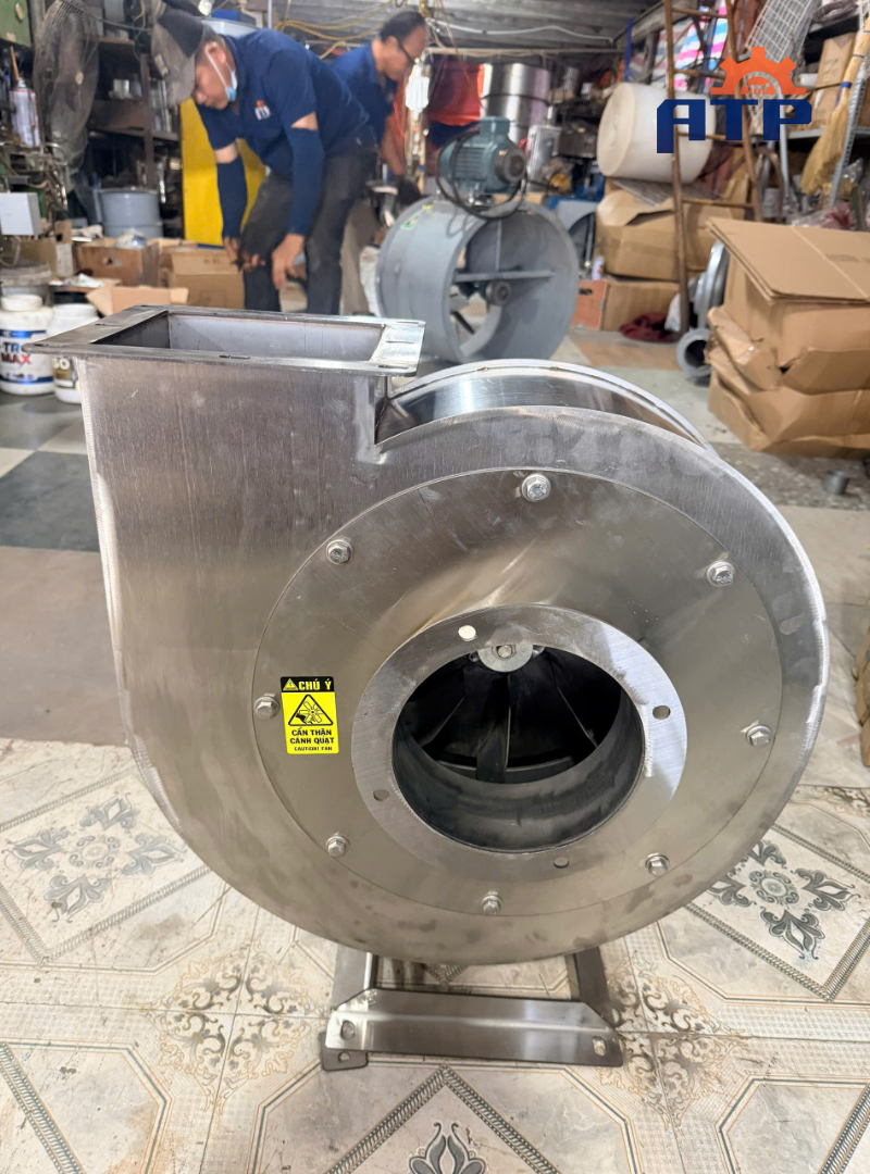 Ưu điểm quạt ly tâm cao áp inox 304 
