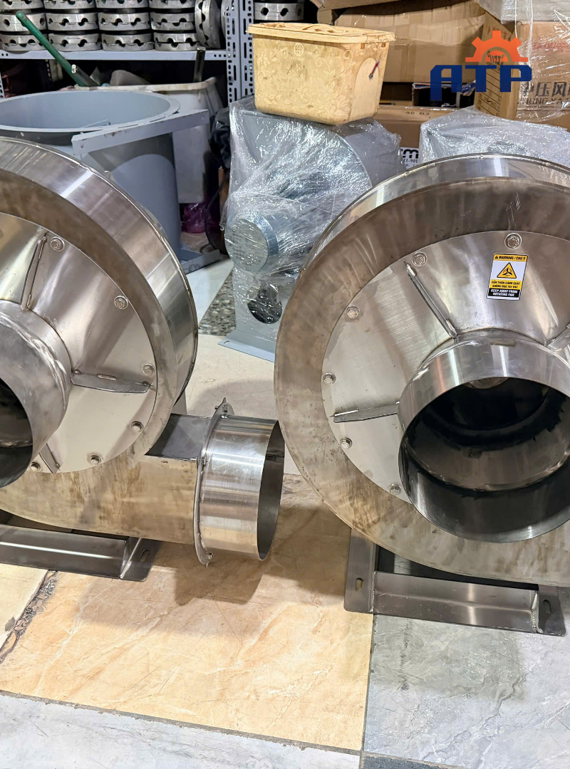 Các ứng dụng nổi bật của quạt ly tâm cao áp inox 304