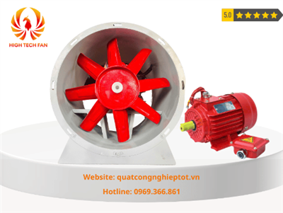 Quạt hướng trục chịu nhiệt D600 1,5kw( 2HP )