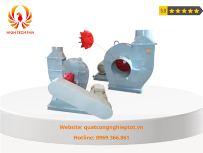 Quạt ly tâm gián tiếp cao áp 30hp (22kw) 25000m3/h 5100pa